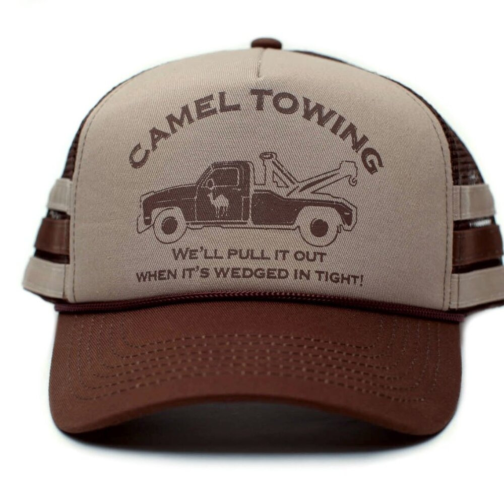 Brown and Tan Hat